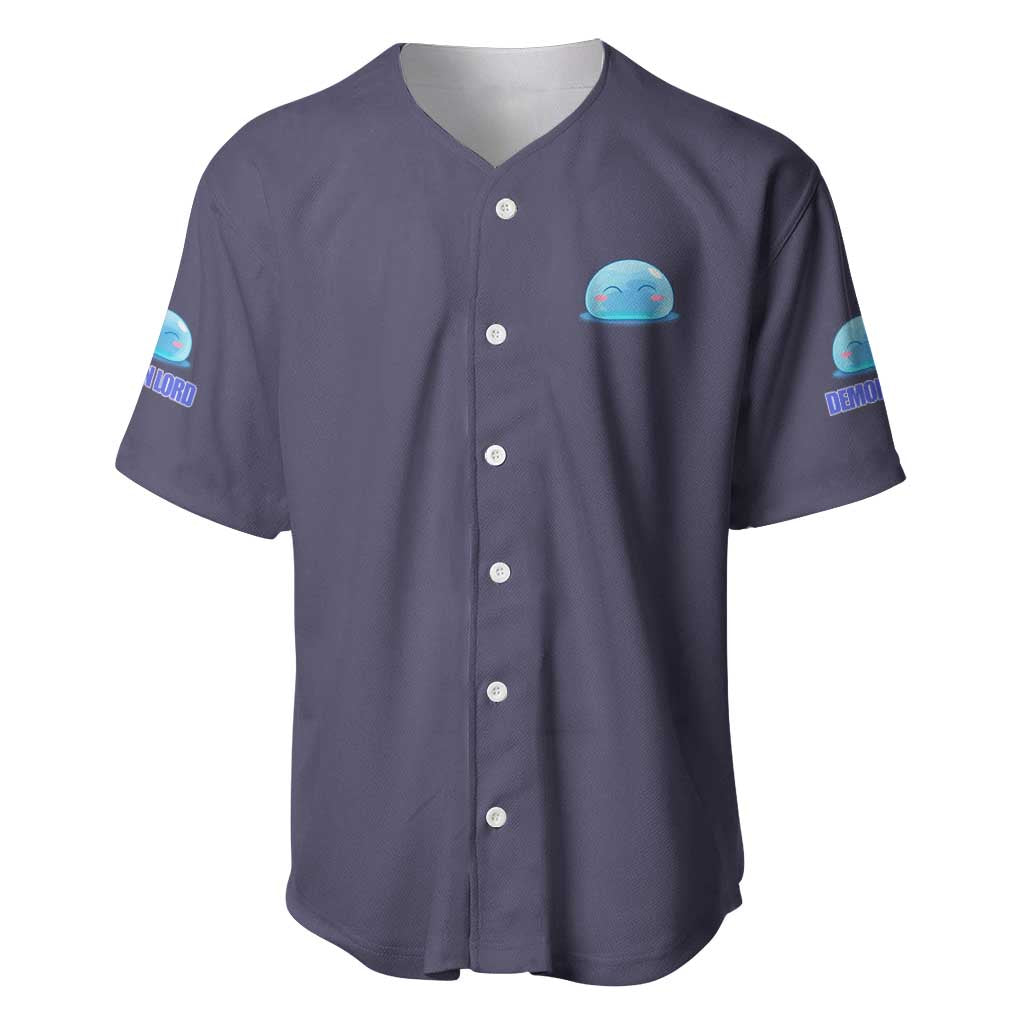 Rimuru Tempest  - That Time I Got Reincarnated  - Demon Lord Baseball Jersey Anime Style