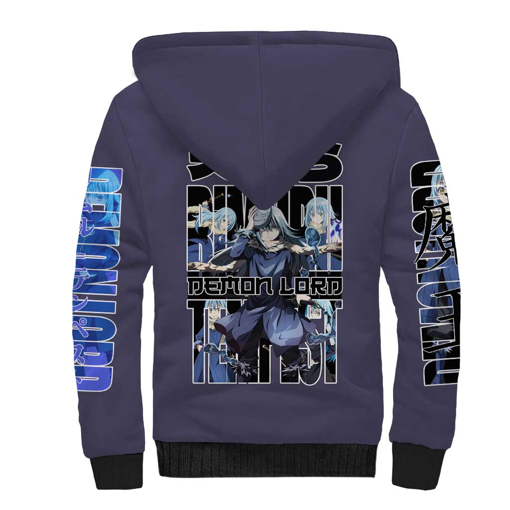 Rimuru Tempest  - That Time I Got Reincarnated  - Demon Lord Sherpa Hoodie Anime Style