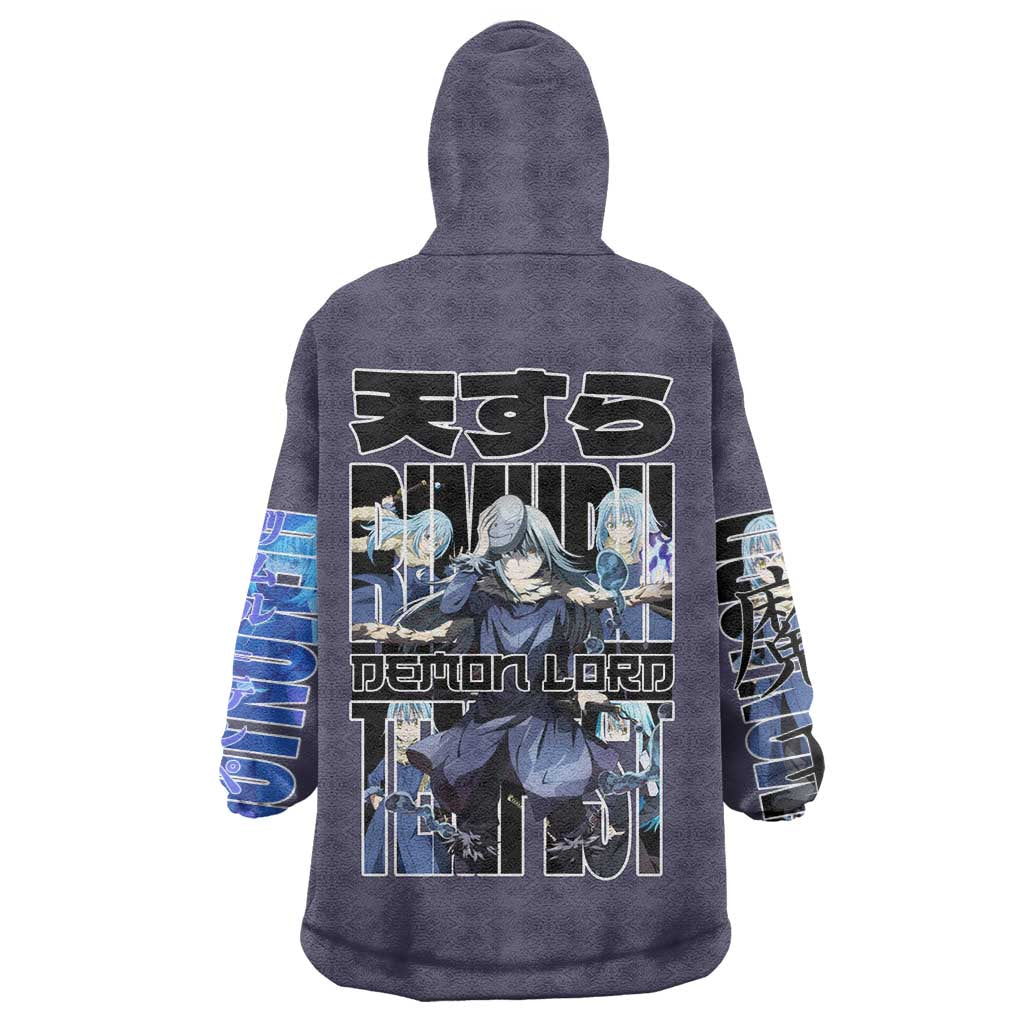 Rimuru Tempest  - That Time I Got Reincarnated  - Demon Lord Wearable Blanket Hoodie Anime Style