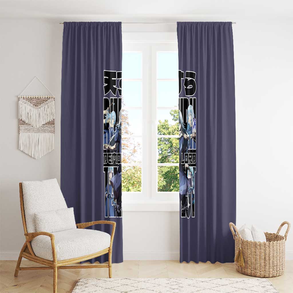 Rimuru Tempest  - That Time I Got Reincarnated  - Demon Lord Window Curtain Anime Style