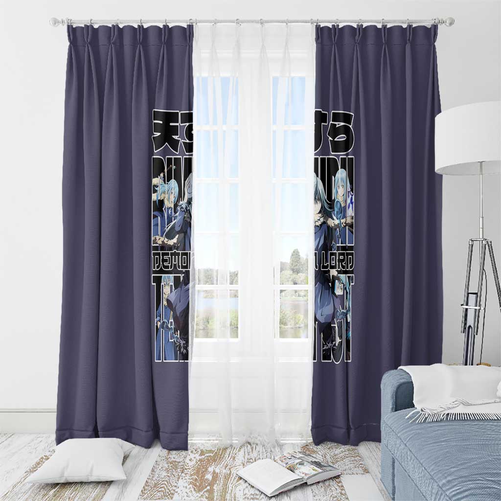 Rimuru Tempest  - That Time I Got Reincarnated  - Demon Lord Window Curtain Anime Style