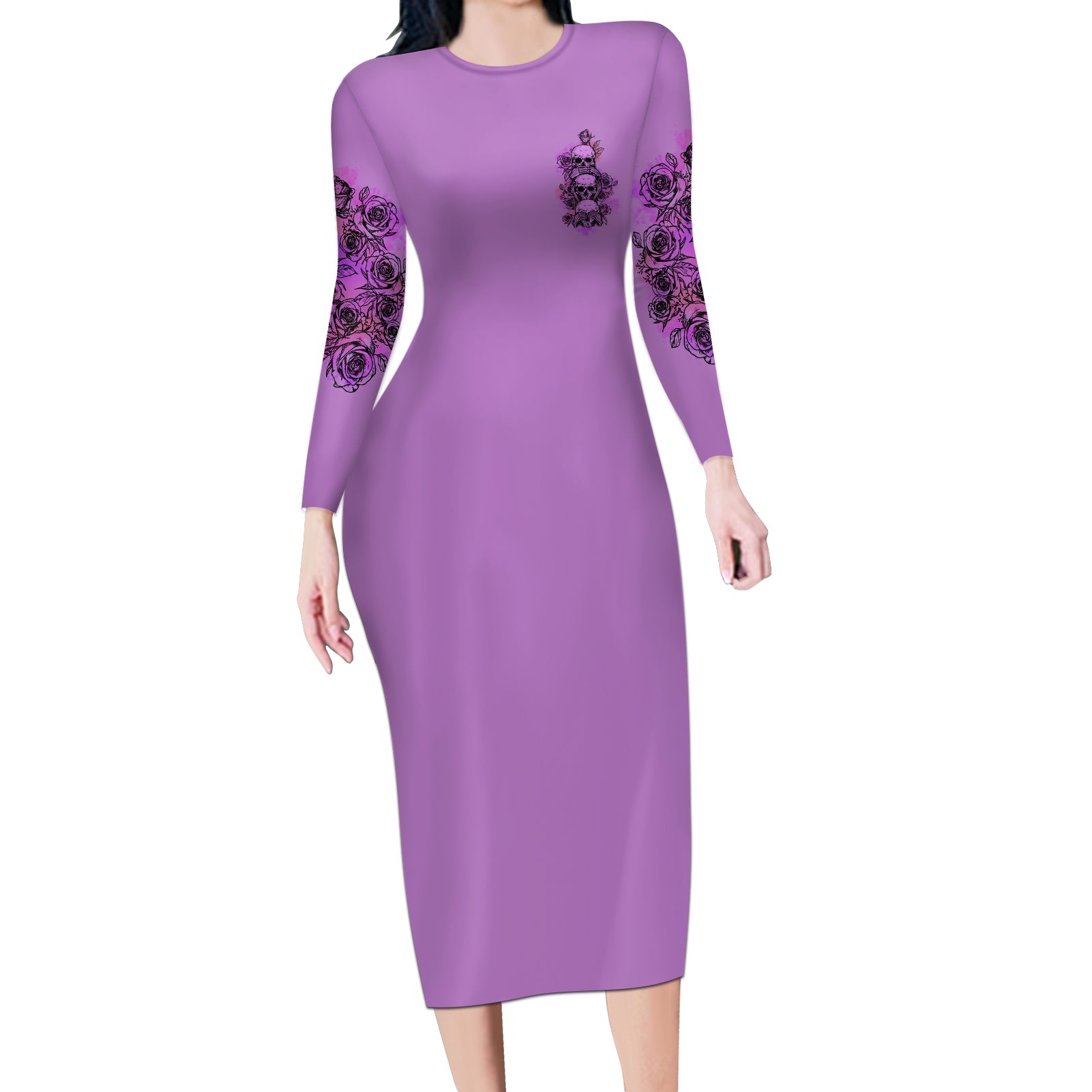 stuck-between-idk-idc-and-idgaf-long-sleeve-bodycon-dress