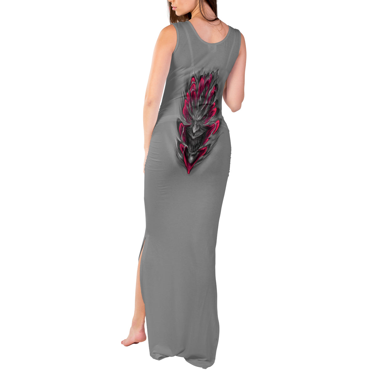 im-never-alone-skull-demon-tank-maxi-dress