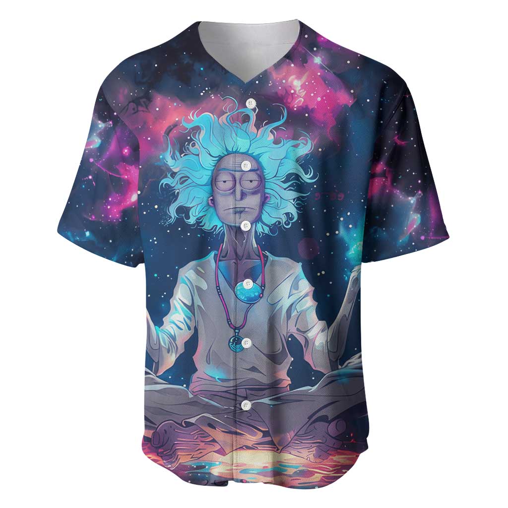 Rick and Morty Trippy Cosmic Rick Hoodie Baseball Jersey Trippy Style
