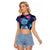 Rick and Morty Trippy Cosmic Rick Hoodie Raglan Cropped T Shirt Trippy Style