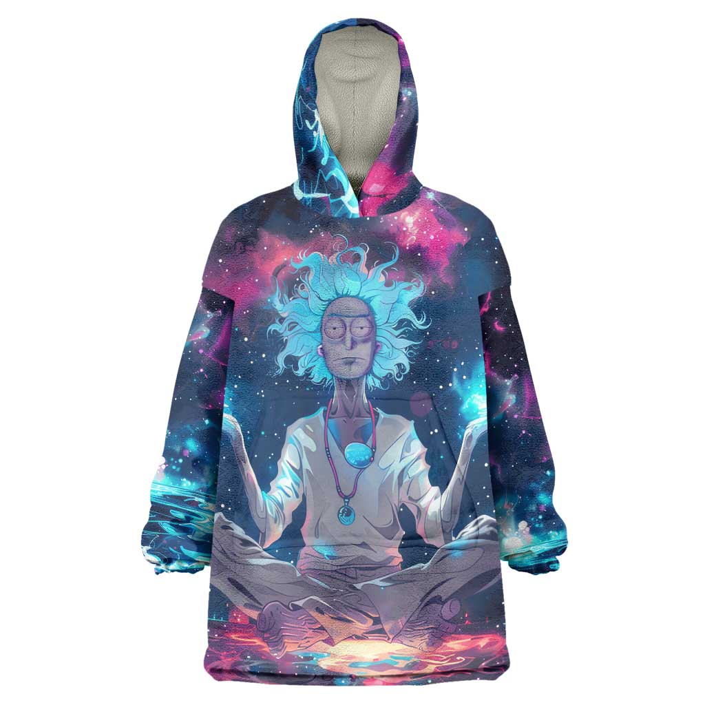 Rick and Morty Trippy Cosmic Rick Hoodie Wearable Blanket Hoodie Trippy Style