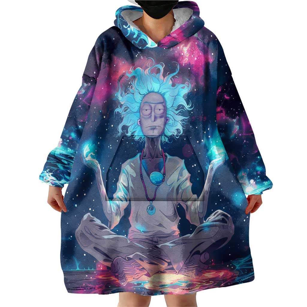 Rick and Morty Trippy Cosmic Rick Hoodie Wearable Blanket Hoodie Trippy Style