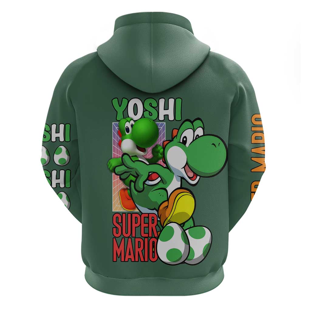Yoshi Mario Bros Hoodie Anime Style