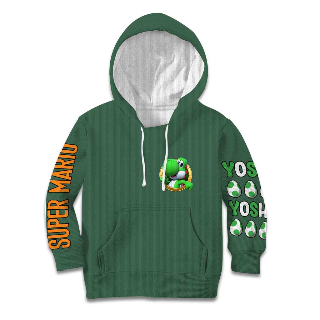 Yoshi Mario Bros Kid Hoodie Anime Style