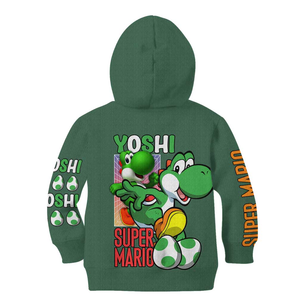 Yoshi Mario Bros Kid Hoodie Anime Style