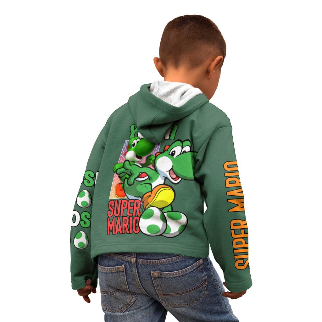 Yoshi Mario Bros Kid Hoodie Anime Style