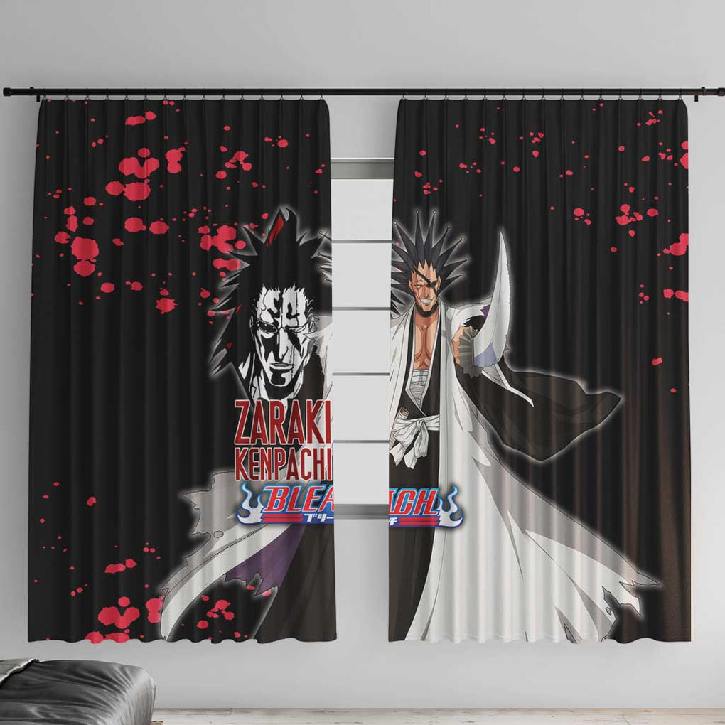 Zaraki Kenpachi - Bleach Window Curtain Anime Style