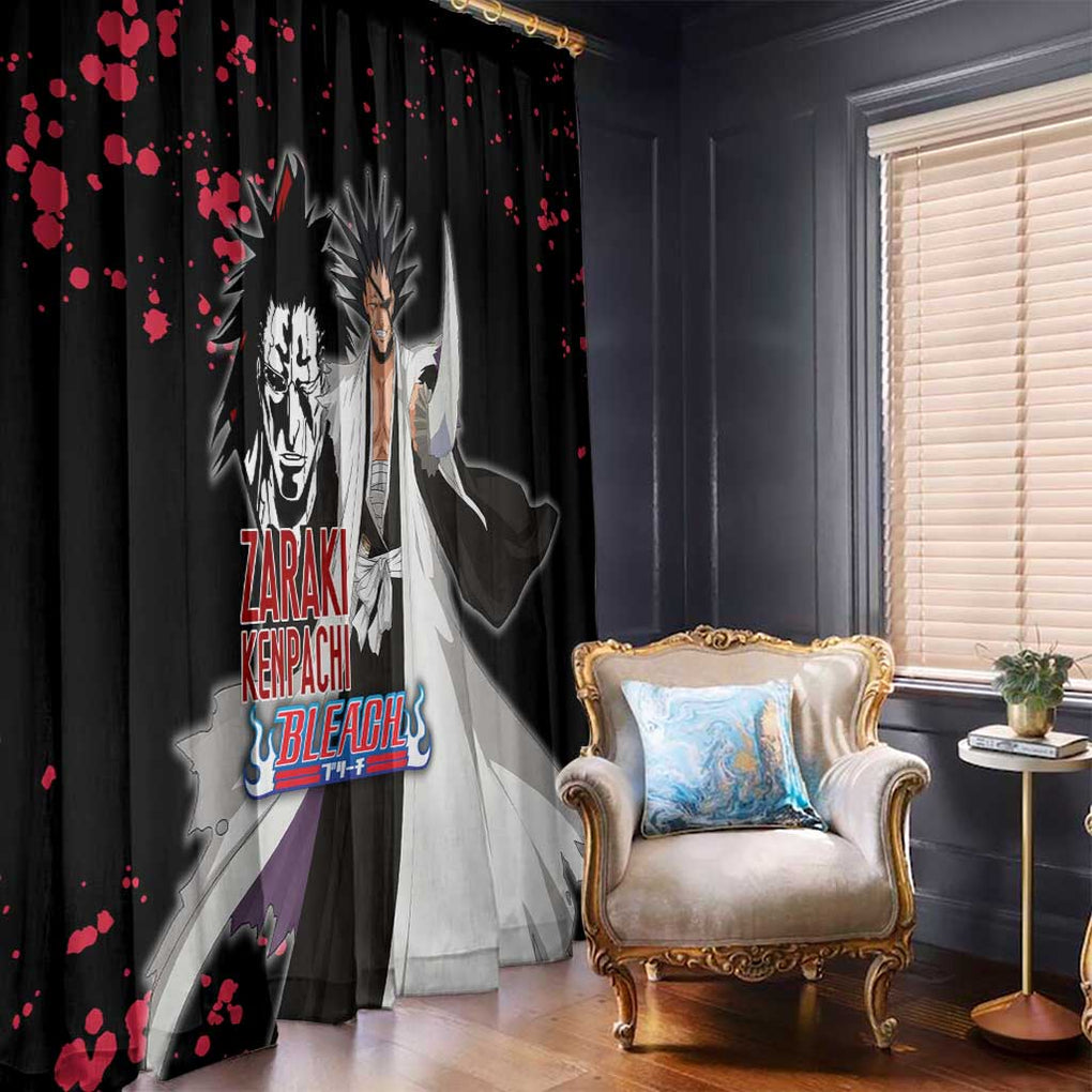Zaraki Kenpachi - Bleach Window Curtain Anime Style