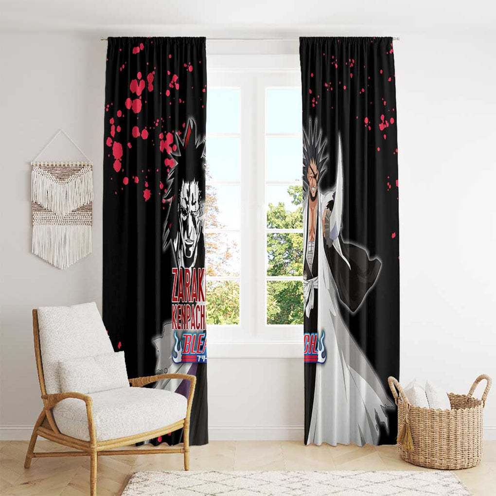 Zaraki Kenpachi - Bleach Window Curtain Anime Style