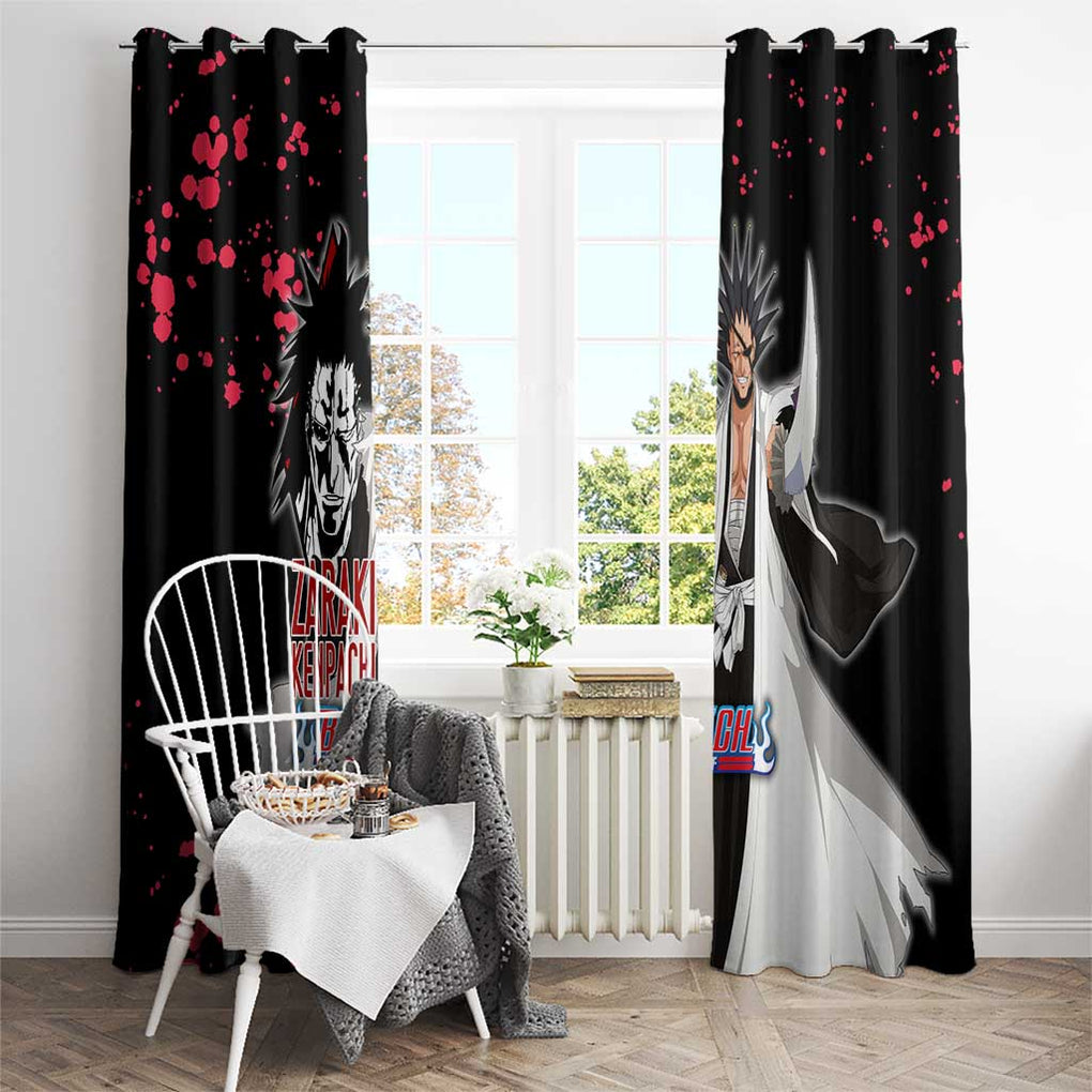 Zaraki Kenpachi - Bleach Window Curtain Anime Style