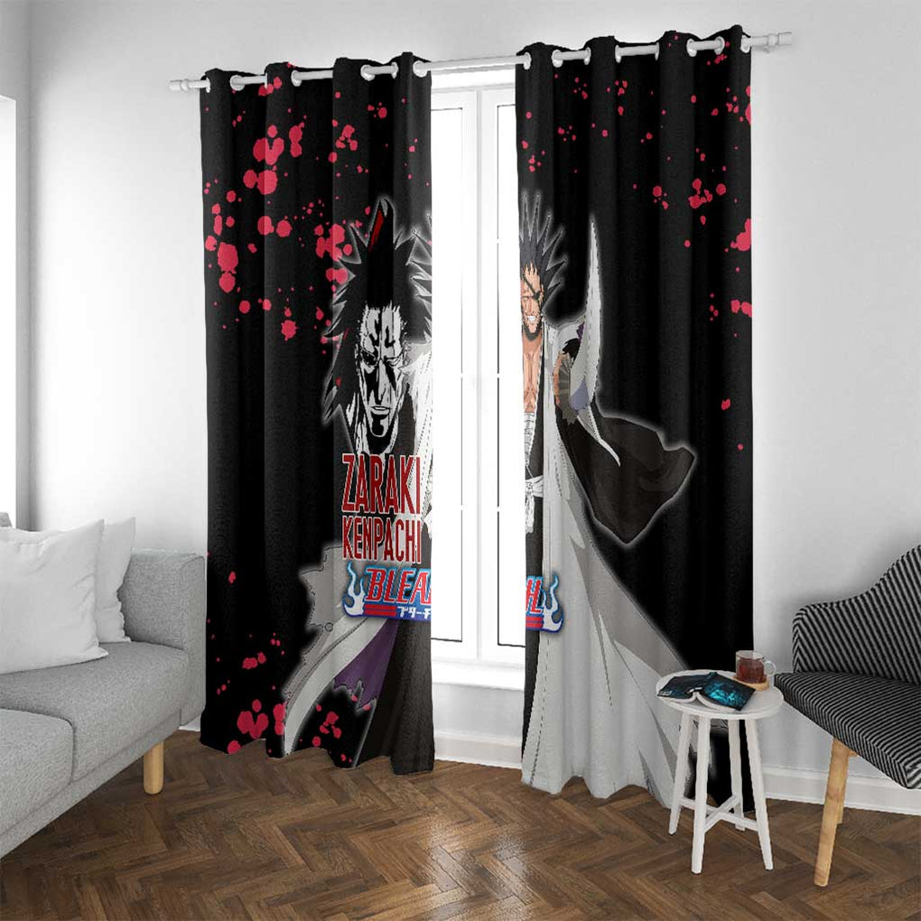 Zaraki Kenpachi - Bleach Window Curtain Anime Style