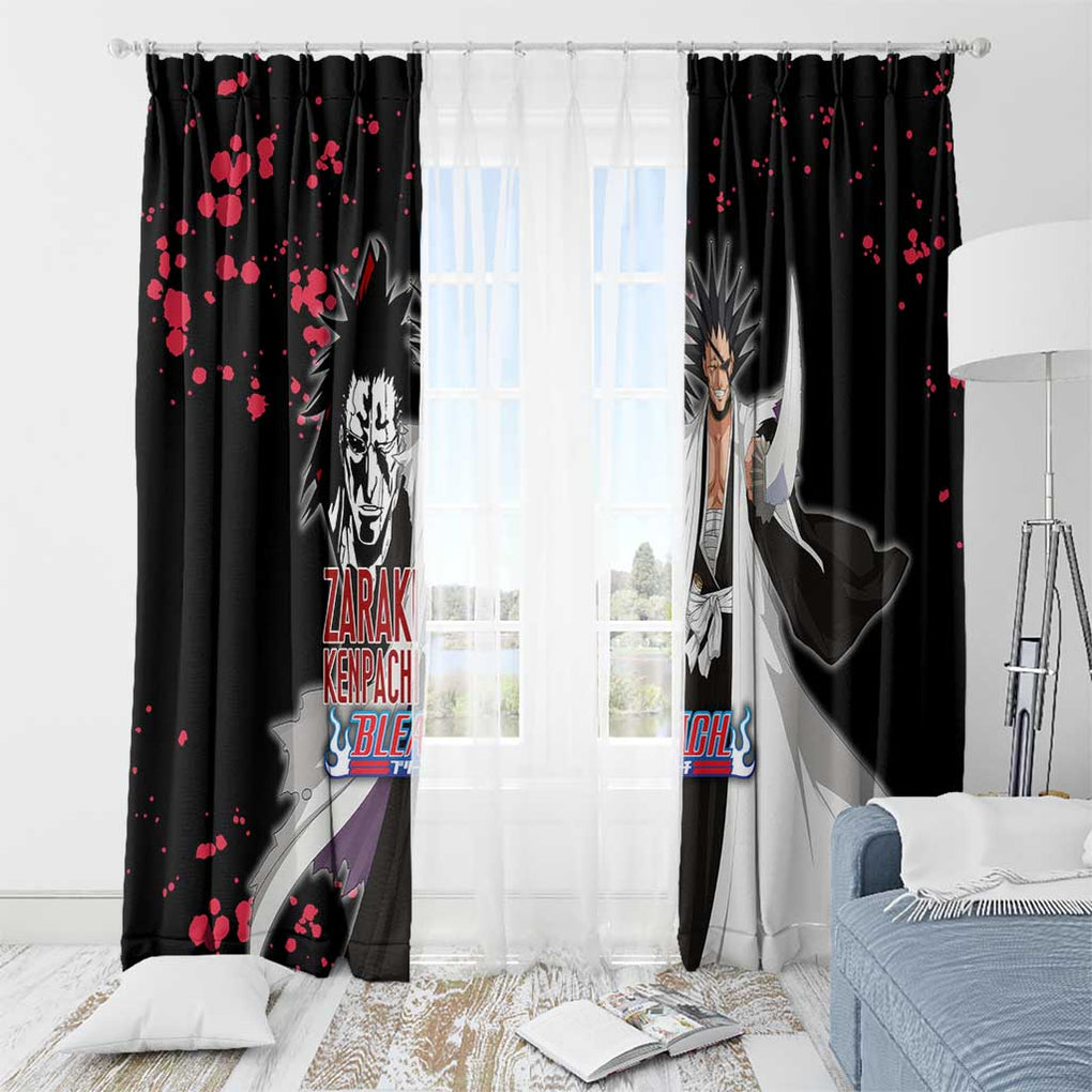 Zaraki Kenpachi - Bleach Window Curtain Anime Style