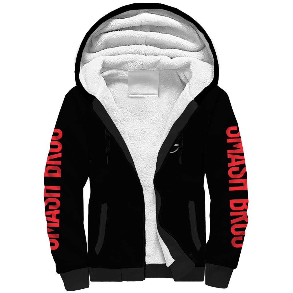 Super Smash Bros Sherpa Hoodie Anime Style