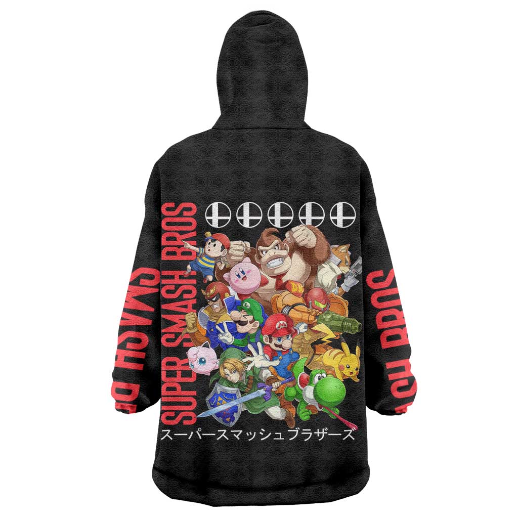 Super Smash Bros Wearable Blanket Hoodie Anime Style