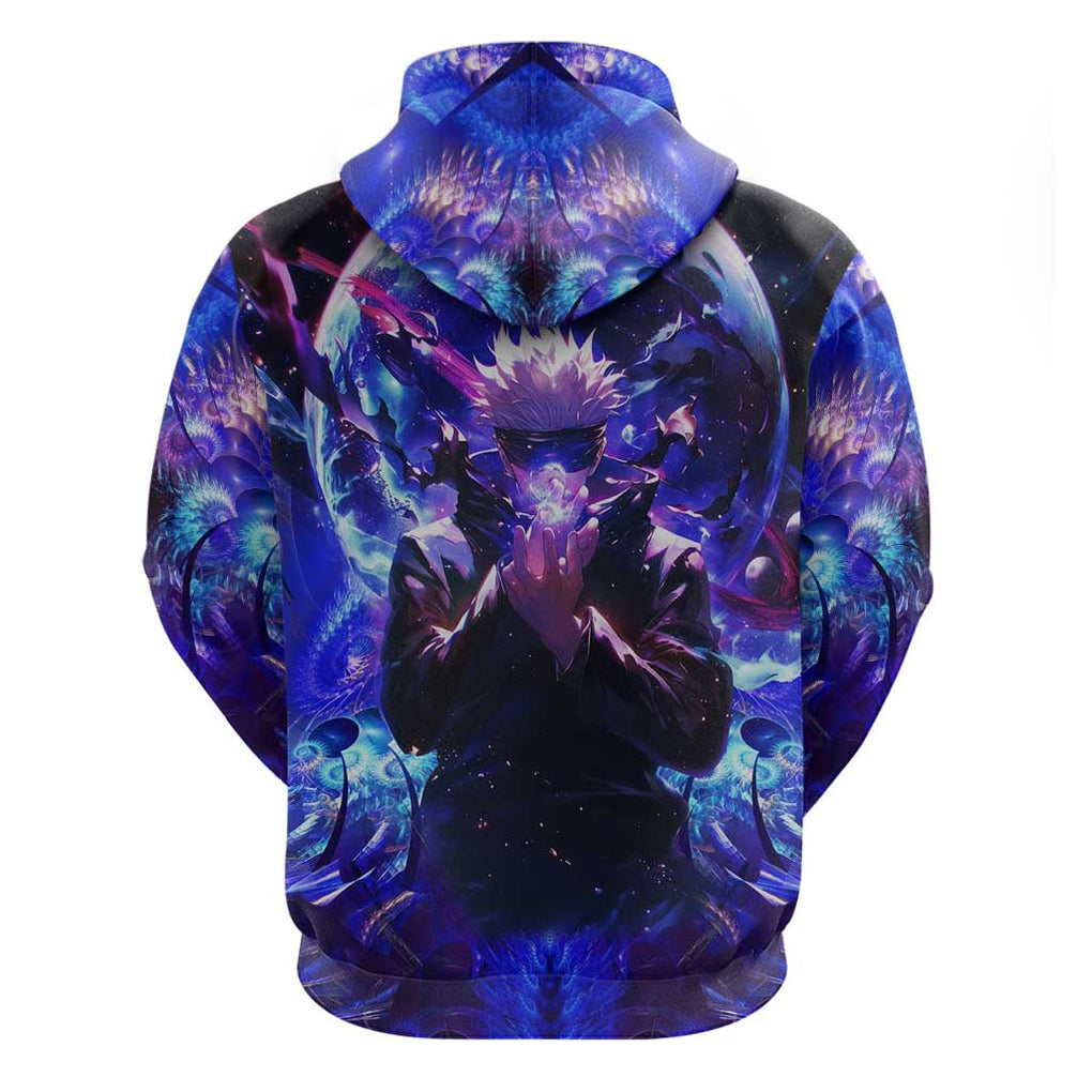 Trippy Gojo Satoru Jujutsu Kaisen Hoodie Anime Style