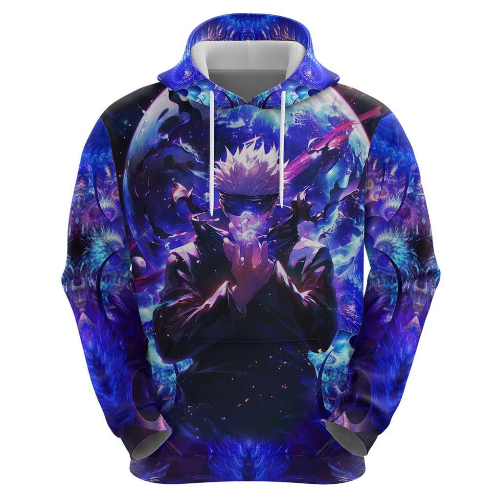 Trippy Gojo Satoru Jujutsu Kaisen Hoodie Anime Style