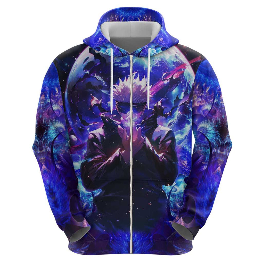Trippy Gojo Satoru Jujutsu Kaisen Hoodie Anime Style