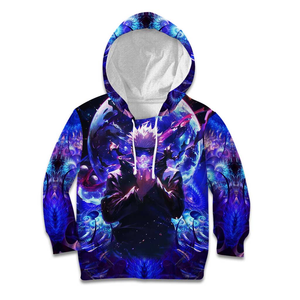 Trippy Gojo Satoru Jujutsu Kaisen Kid Hoodie Anime Style