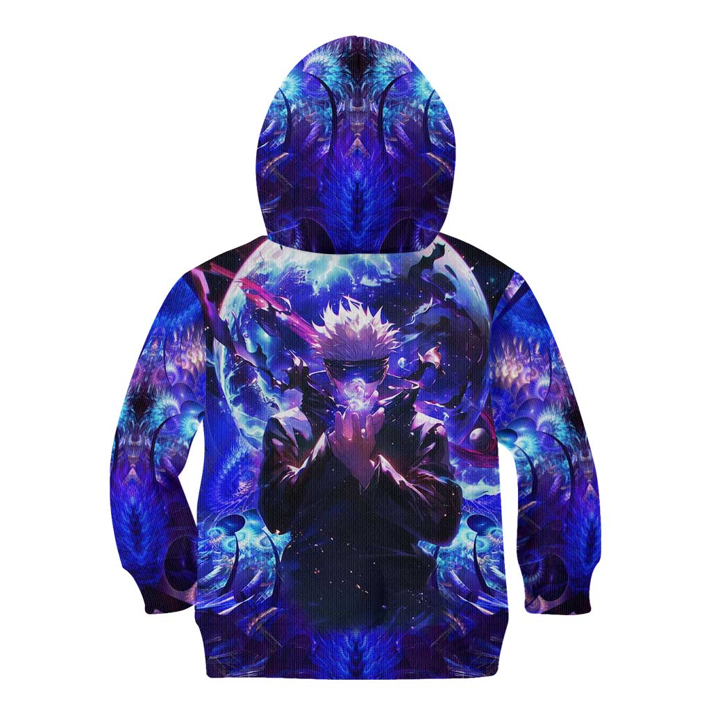 Trippy Gojo Satoru Jujutsu Kaisen Kid Hoodie Anime Style