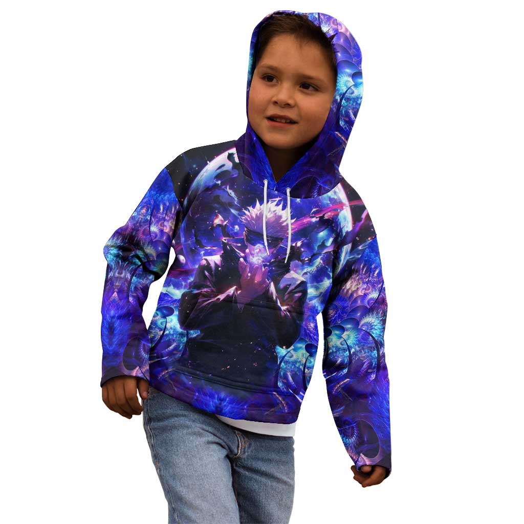 Trippy Gojo Satoru Jujutsu Kaisen Kid Hoodie Anime Style