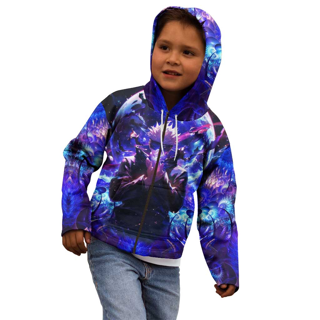 Trippy Gojo Satoru Jujutsu Kaisen Kid Hoodie Anime Style