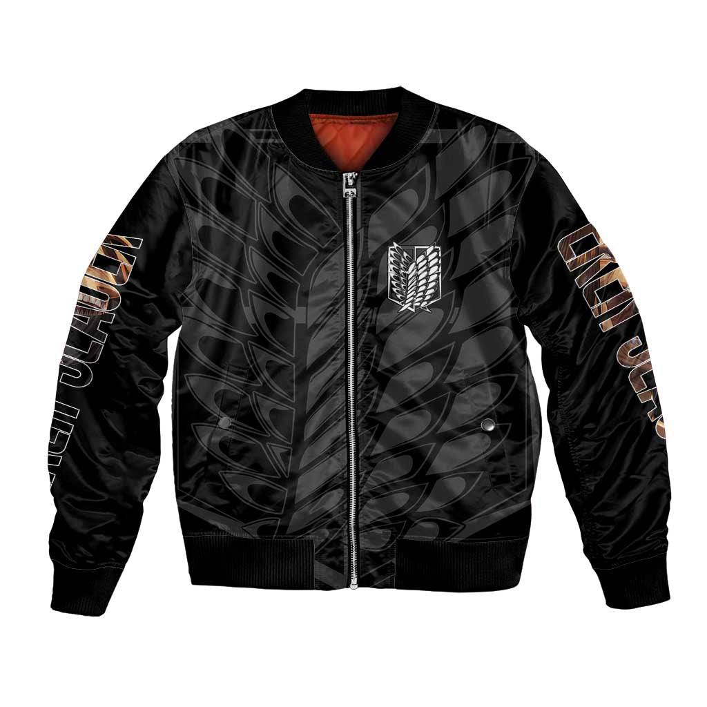 Eren Yeager Attack on Titan Bomber Jacket Anime Style - The Mazicc