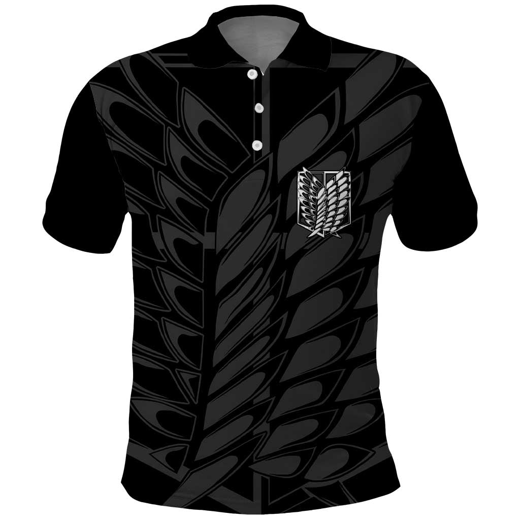 Eren Yeager Attack on Titan Polo Shirt Anime Style - The Mazicc