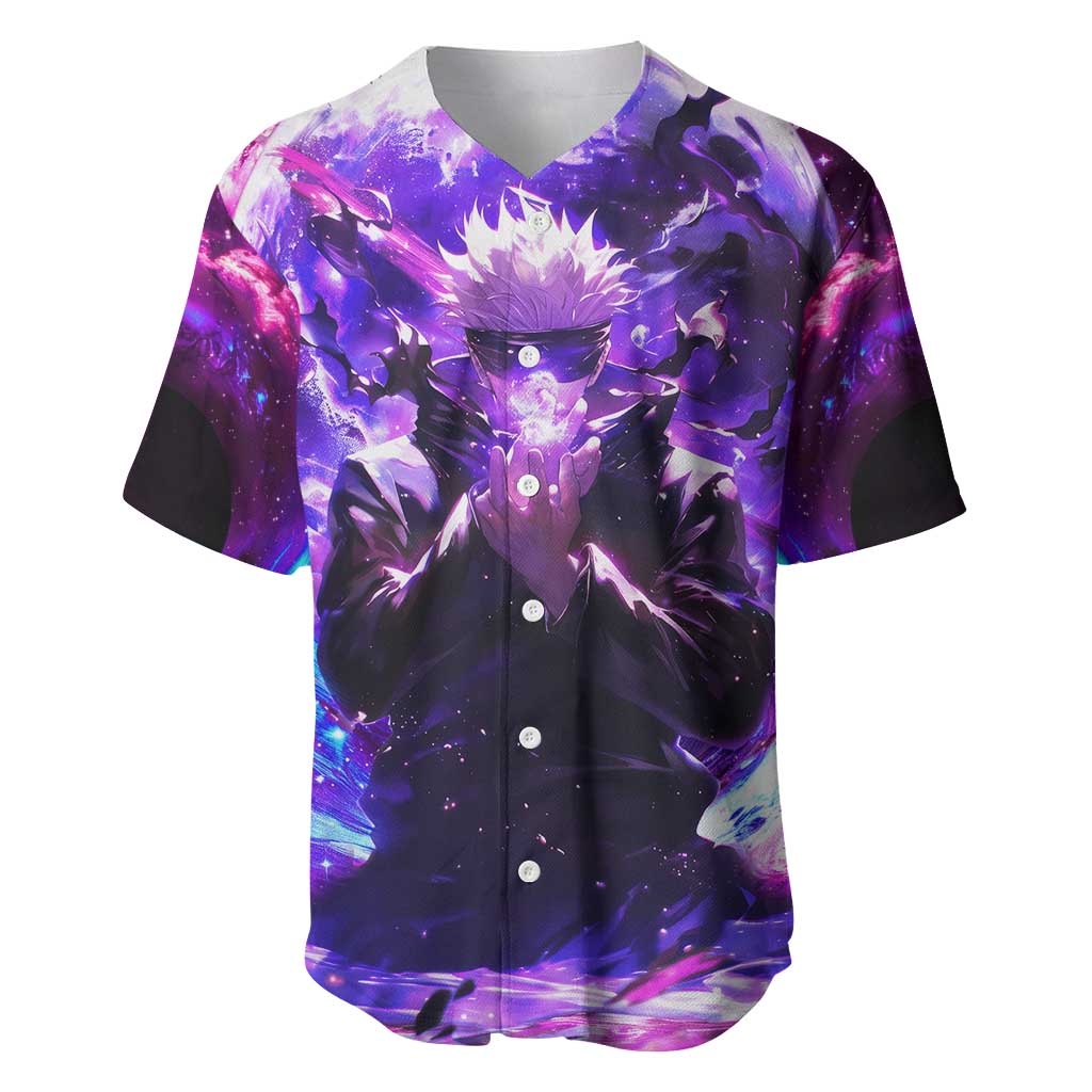 Trippy Gojo Satoru Jujutsu Kaisen Baseball Jersey Anime Style - The Mazicc