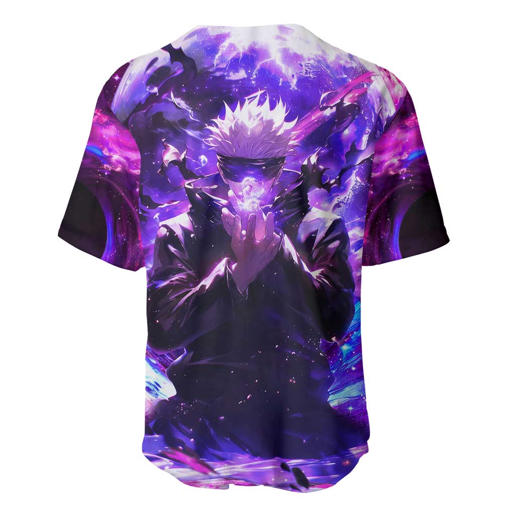Trippy Gojo Satoru Jujutsu Kaisen Baseball Jersey Anime Style - The Mazicc