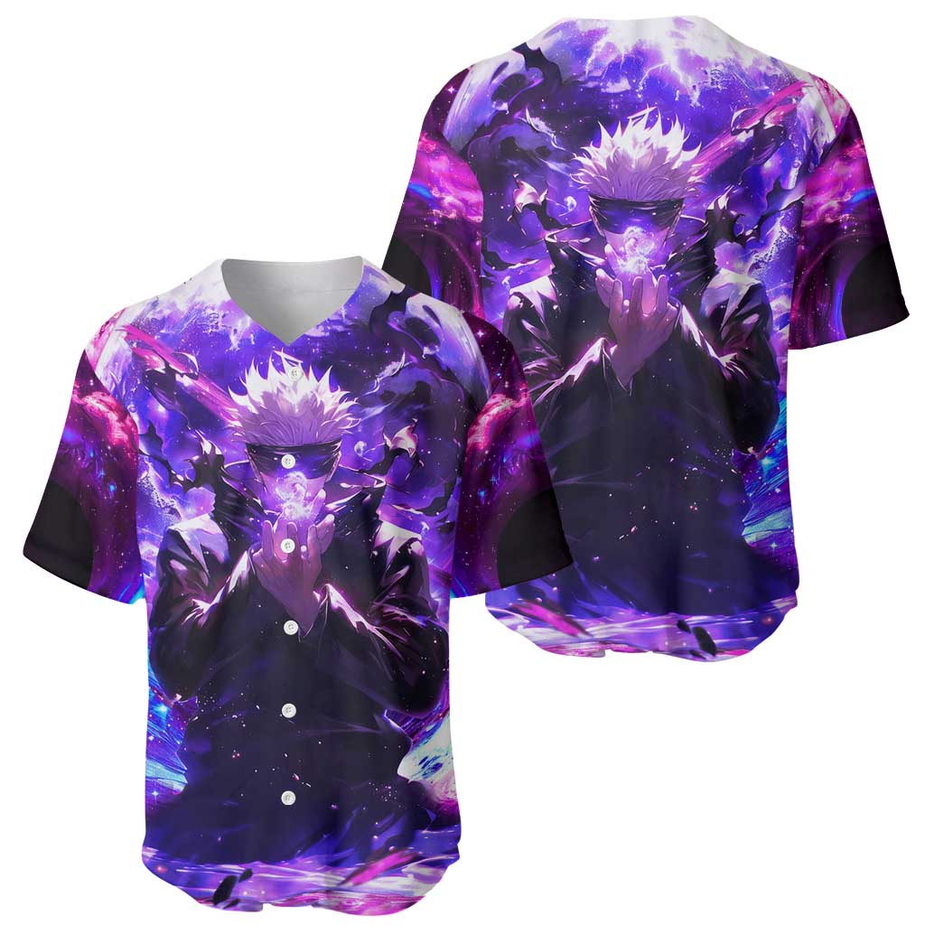 Trippy Gojo Satoru Jujutsu Kaisen Baseball Jersey Anime Style - The Mazicc