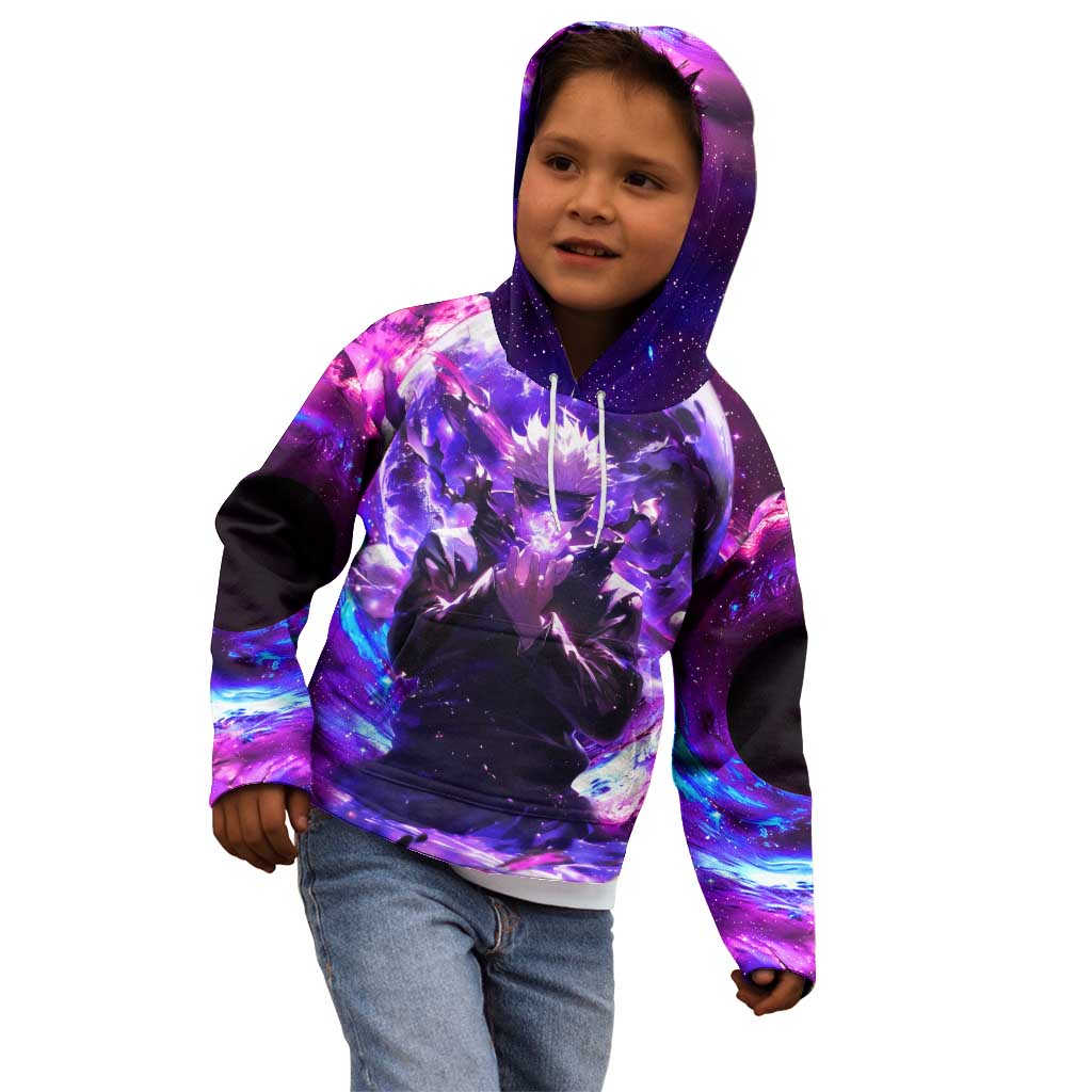 Trippy Gojo Satoru Jujutsu Kaisen Kid Hoodie Anime Style - The Mazicc
