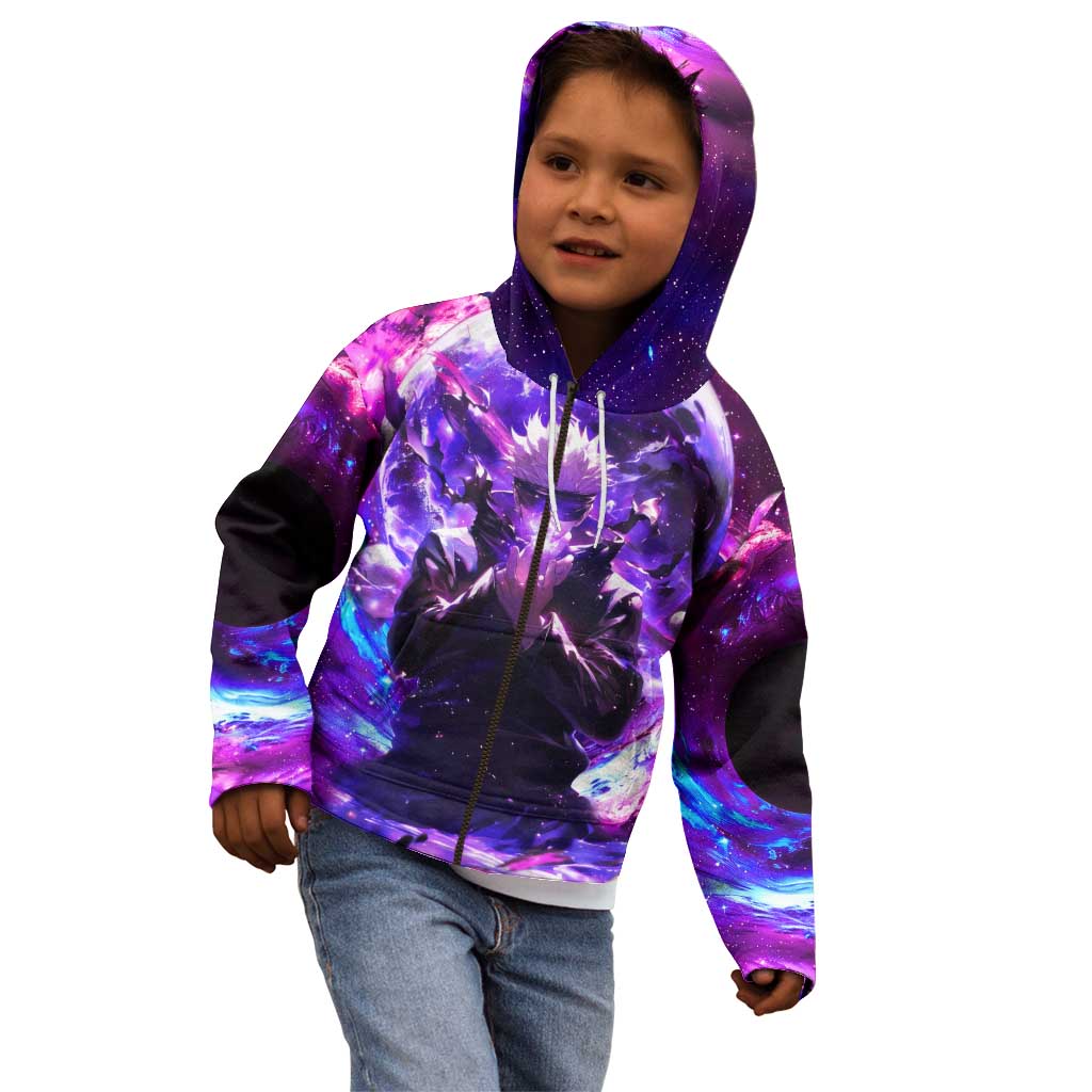 Trippy Gojo Satoru Jujutsu Kaisen Kid Hoodie Anime Style - The Mazicc