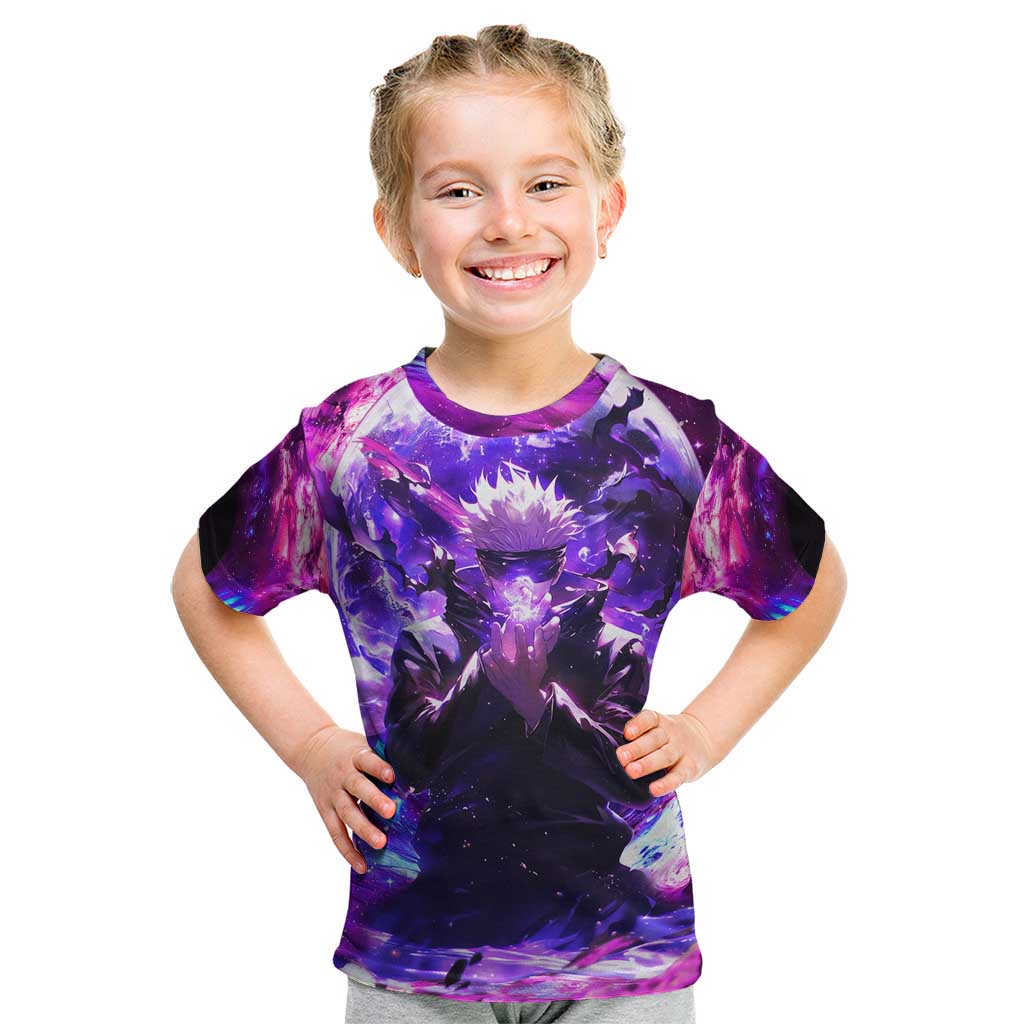 Trippy Gojo Satoru Jujutsu Kaisen Kid T Shirt Anime Style - The Mazicc
