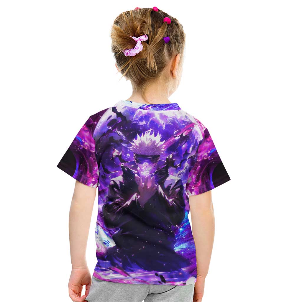 Trippy Gojo Satoru Jujutsu Kaisen Kid T Shirt Anime Style - The Mazicc