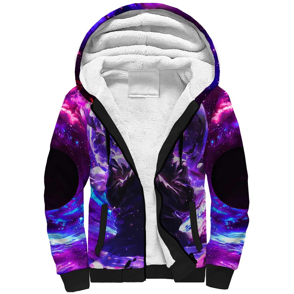 Trippy Gojo Satoru Jujutsu Kaisen Sherpa Hoodie Anime Style - The Mazicc