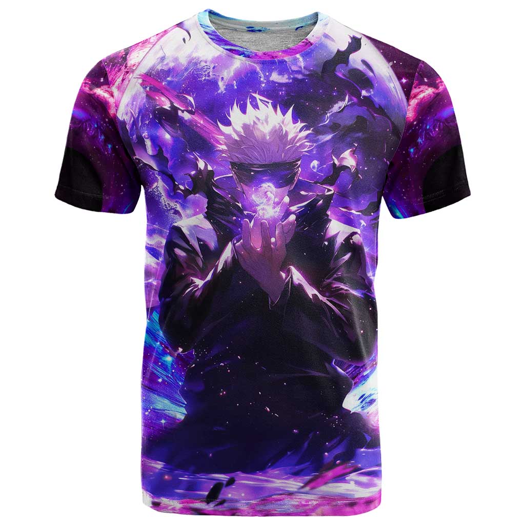 Trippy Gojo Satoru Jujutsu Kaisen T Shirt Anime Style - The Mazicc