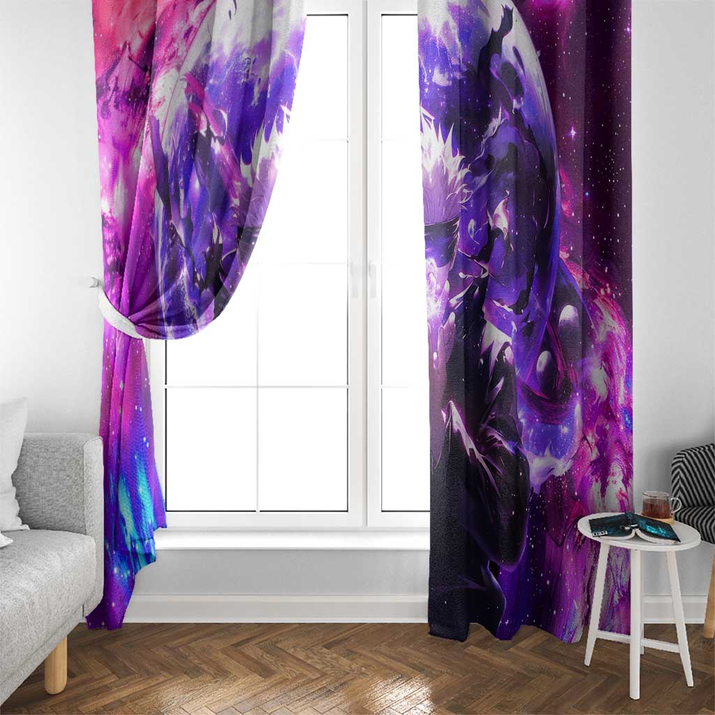 Trippy Gojo Satoru Jujutsu Kaisen Window Curtain Anime Style - The Mazicc