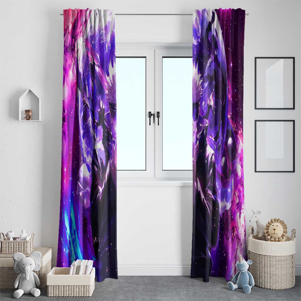 Trippy Gojo Satoru Jujutsu Kaisen Window Curtain Anime Style - The Mazicc