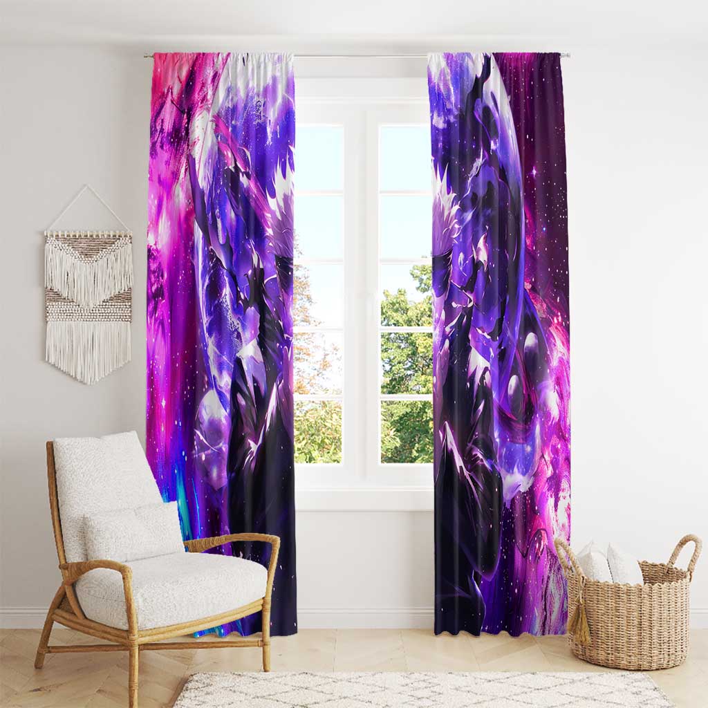 Trippy Gojo Satoru Jujutsu Kaisen Window Curtain Anime Style - The Mazicc