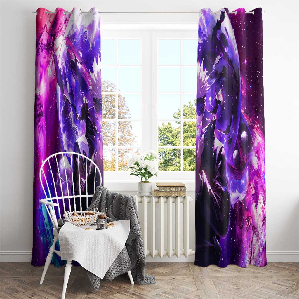 Trippy Gojo Satoru Jujutsu Kaisen Window Curtain Anime Style - The Mazicc