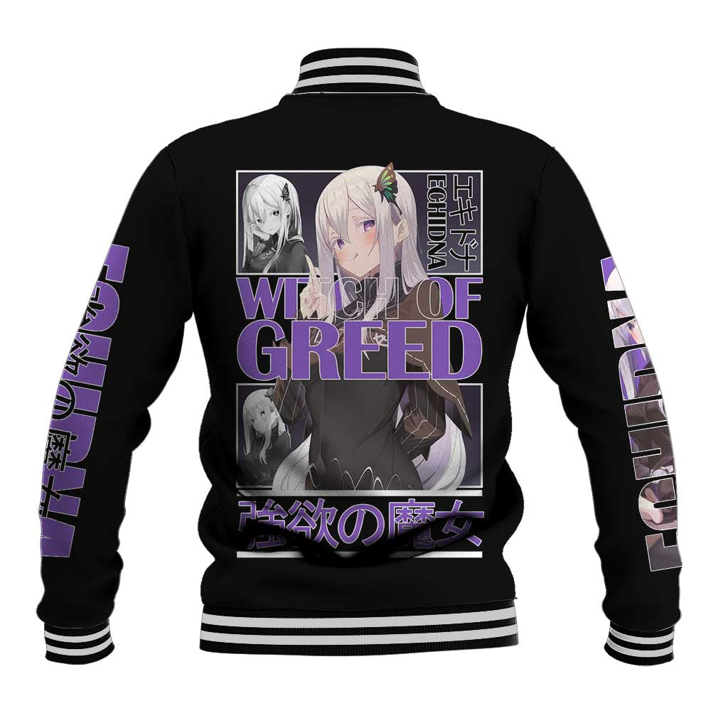 Echidna Re: Zero Baseball Jacket Anime Style - The Mazicc