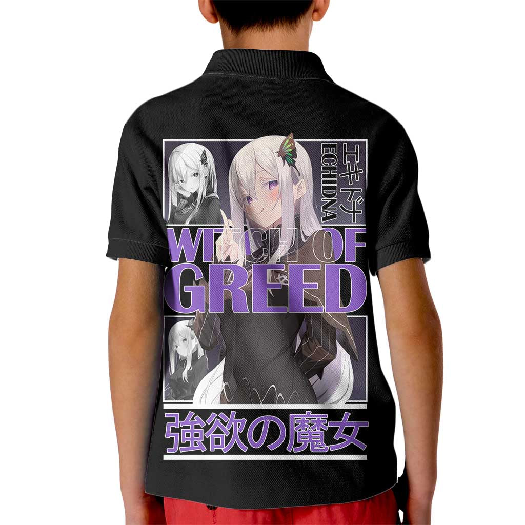 Echidna Re: Zero Kid Polo Shirt Anime Style - The Mazicc
