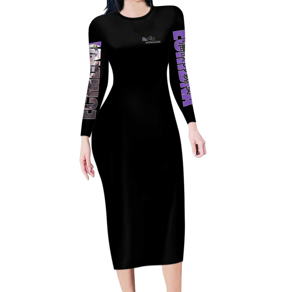 Echidna Re: Zero Long Sleeve Bodycon Dress Anime Style - The Mazicc