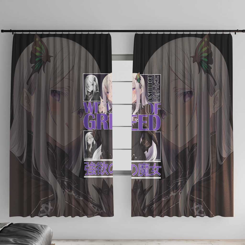 Echidna Re: Zero Window Curtain Anime Style - The Mazicc