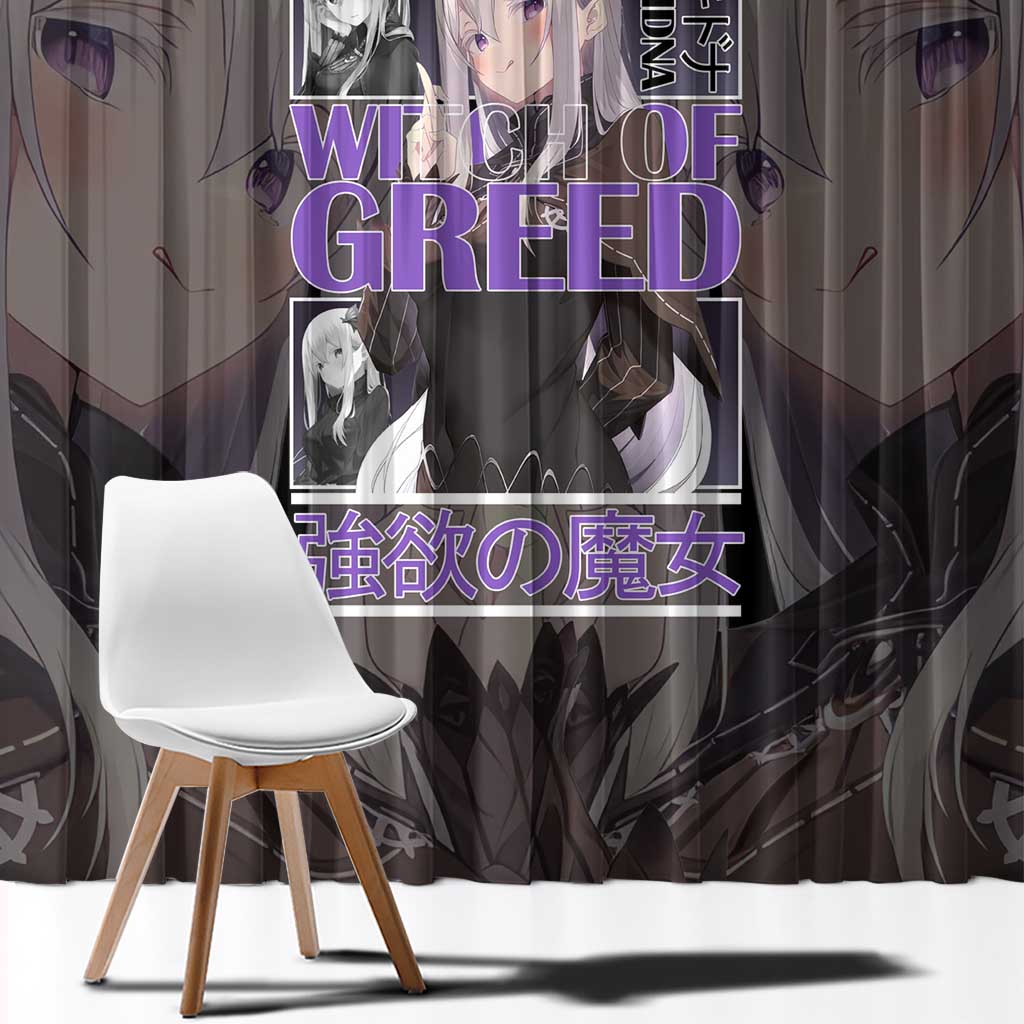 Echidna Re: Zero Window Curtain Anime Style - The Mazicc